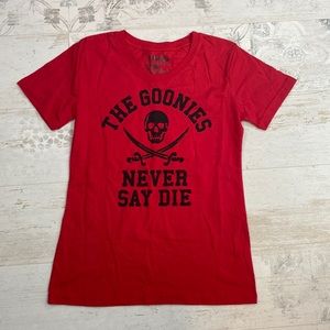 Ripple Junction The Goonies Never Say Die Red Short Sleeve T Shirt